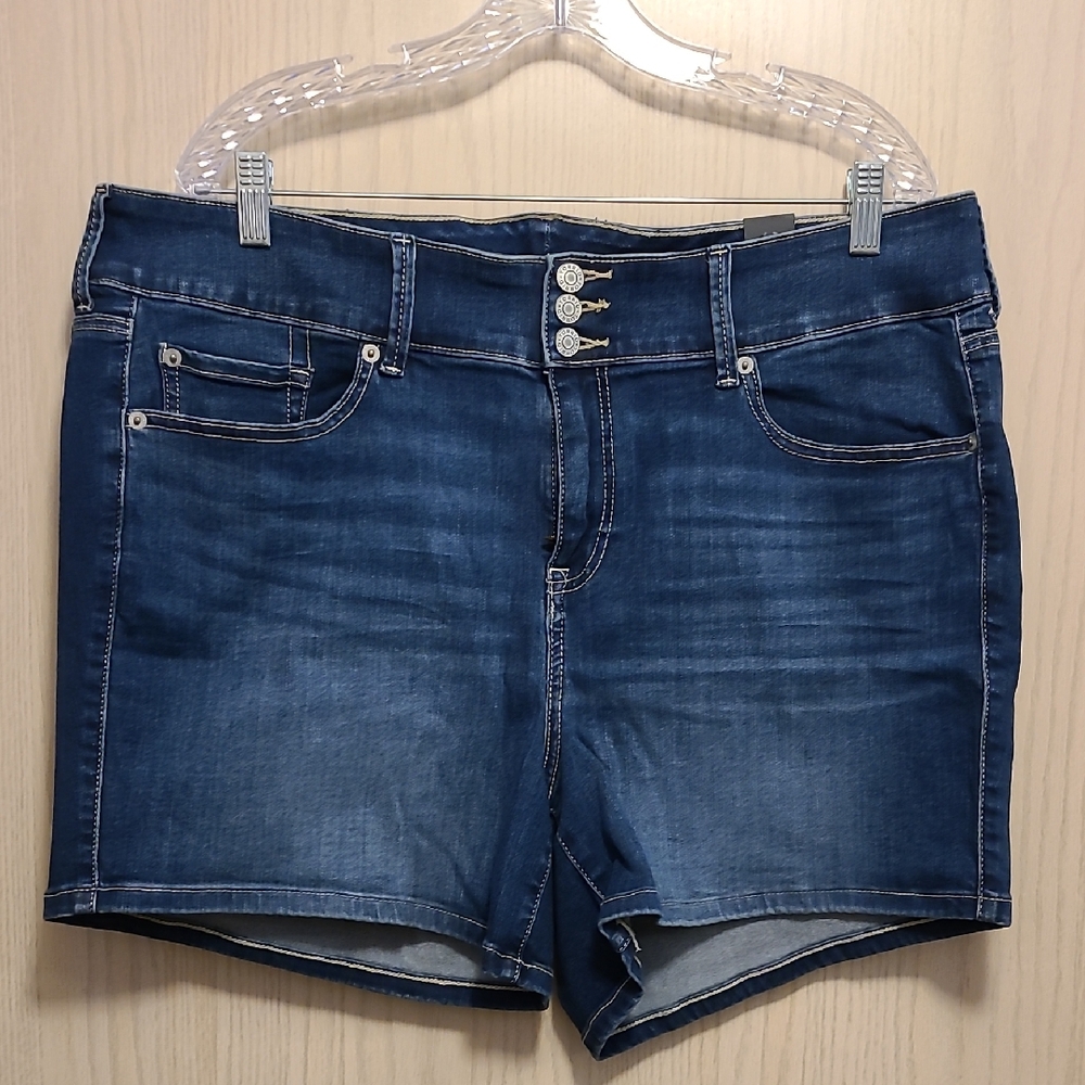 Torrid Dark Blue Jean Shorts